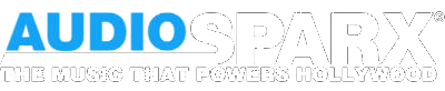 AudioSparx logo - The Music That Powers Hollywood